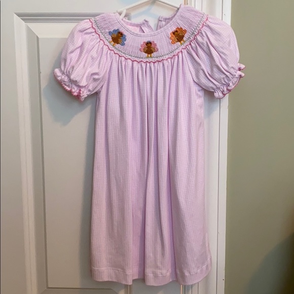 Petit Bebe Dresses Toddler Girl Smocked Turkey Dress Poshmark